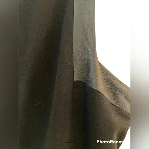 Ralph Lauren Black Label Leather/Cotton Dress - Picture 3 of 5